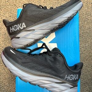 Hoka One One Black and Gray Women's Running Shoes